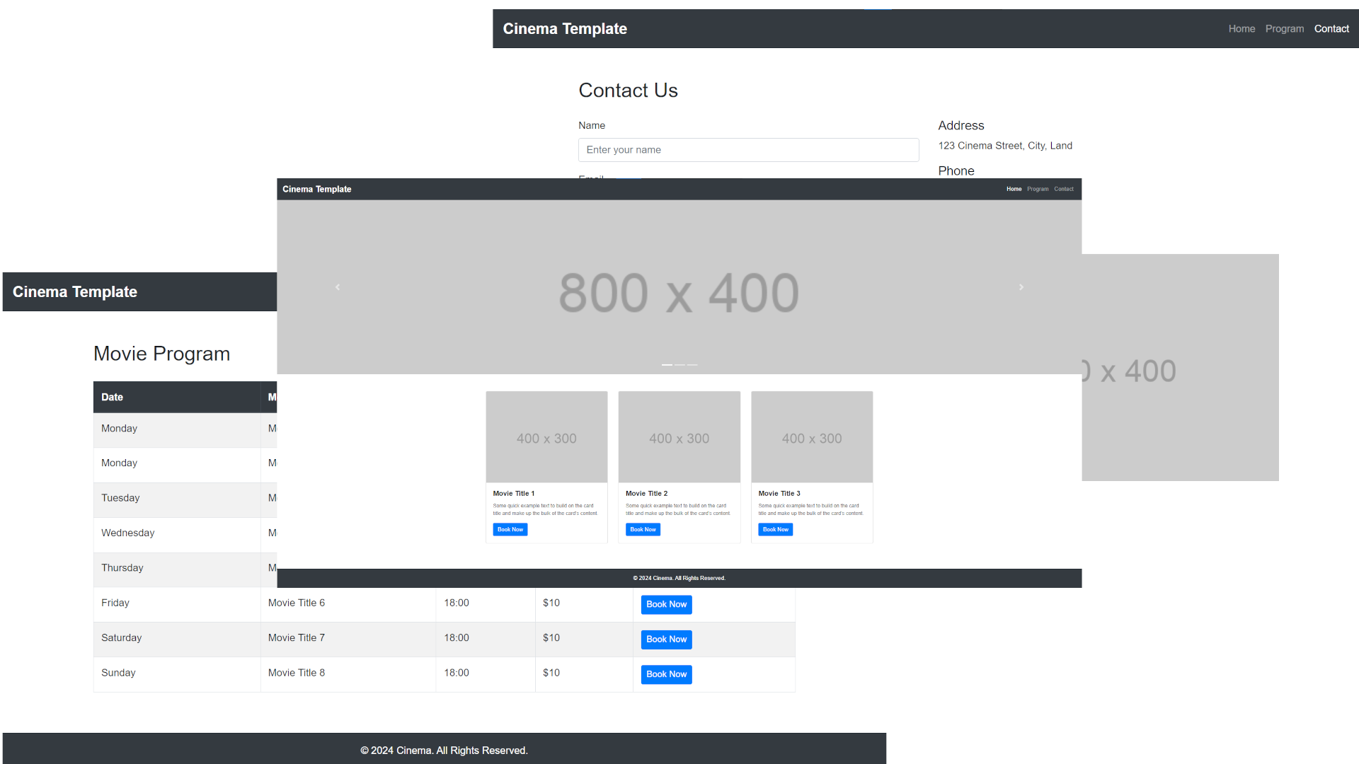 Cinema Website